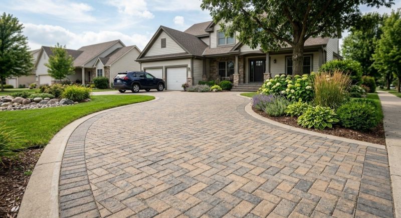 Paver Driveway Installation in Davis County, UT